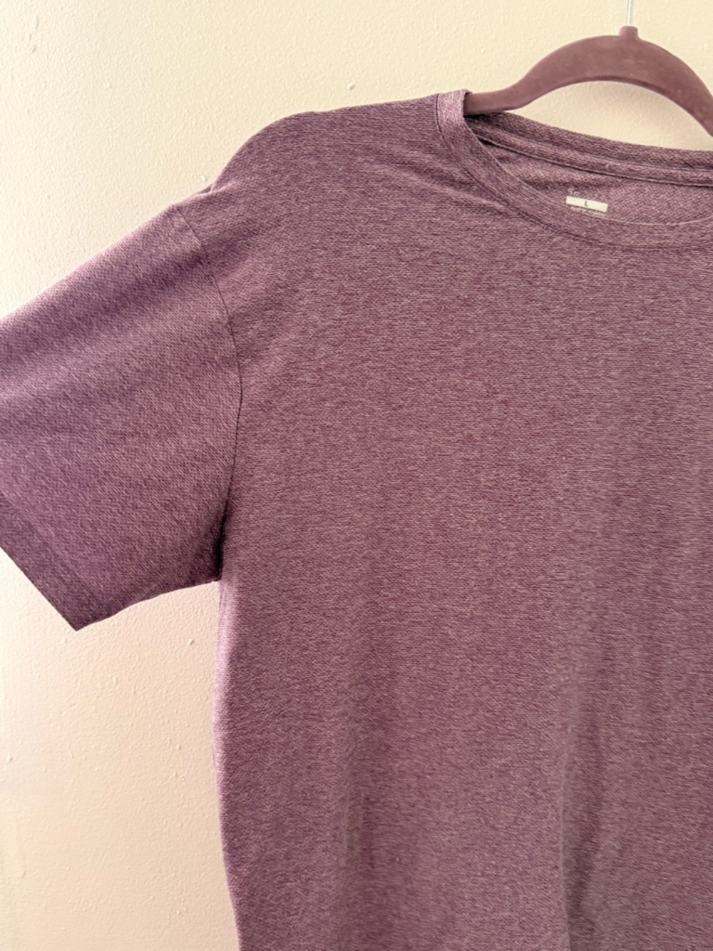 Spyder Men's Heather Plum Short Sleeve Tee - Picture 2 of 4